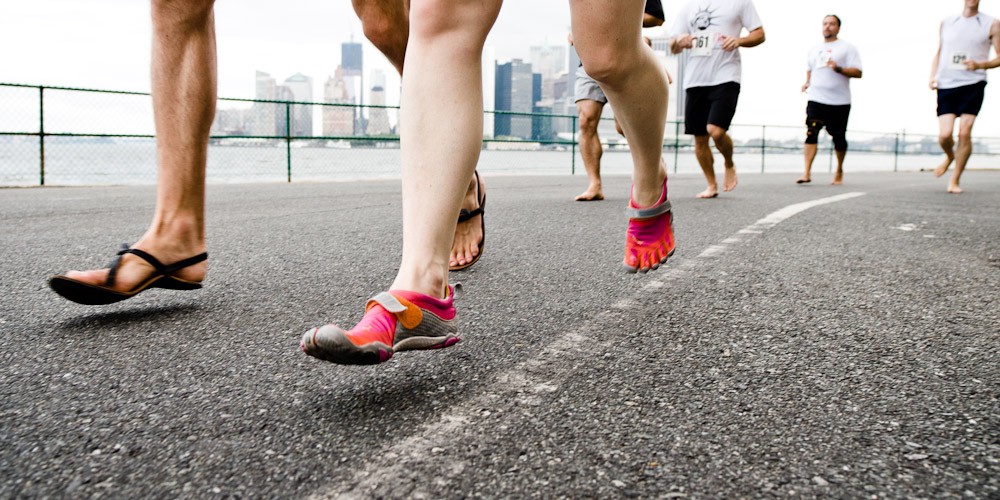 Mujer Zapatillas deportivas de running minimalista con parche de